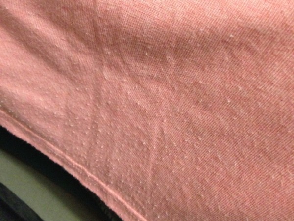 腰回りの毛玉